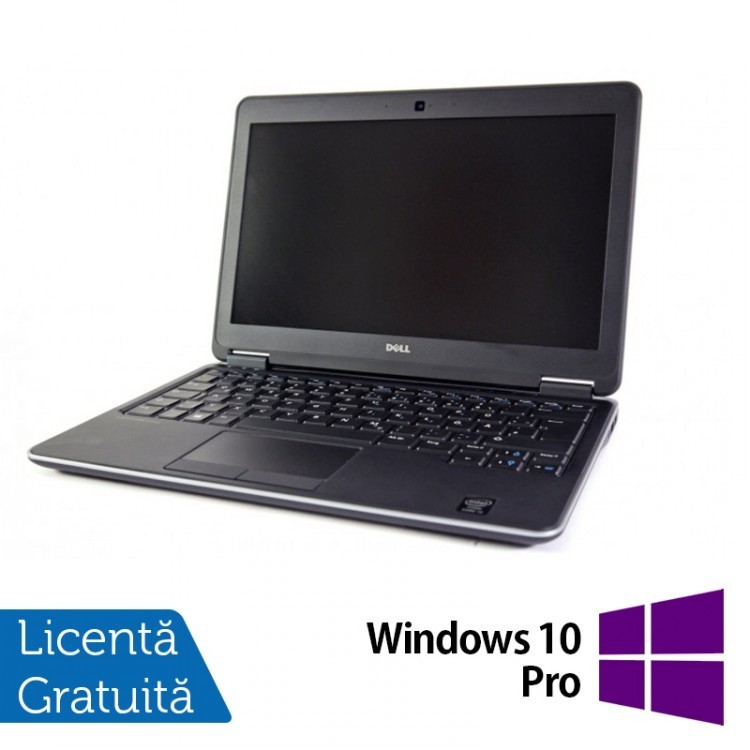 Laptop Refurbished DELL Latitude E7240, Intel Core i5-4310U 2.00GHz, 16GB DDR3, 120GB SSD, 12.5 inch + Windows 10 Pro