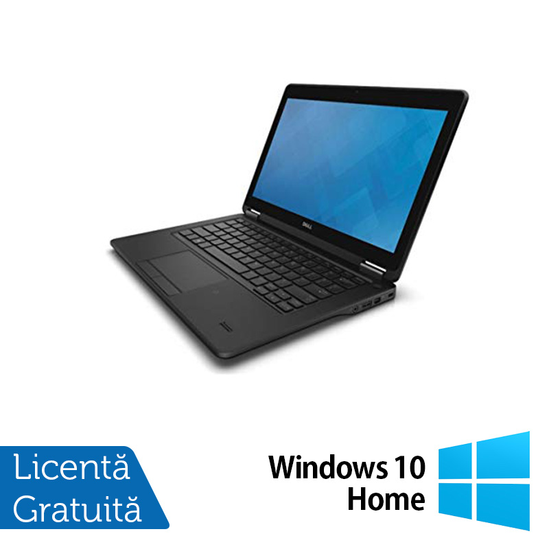 Laptop Dell Latitude E7250, Intel Core i5-5300U 2.30GHz, 8GB DDR3, 240GB SSD, 12 Inch Full HD Touchscreen + Windows 10 Home