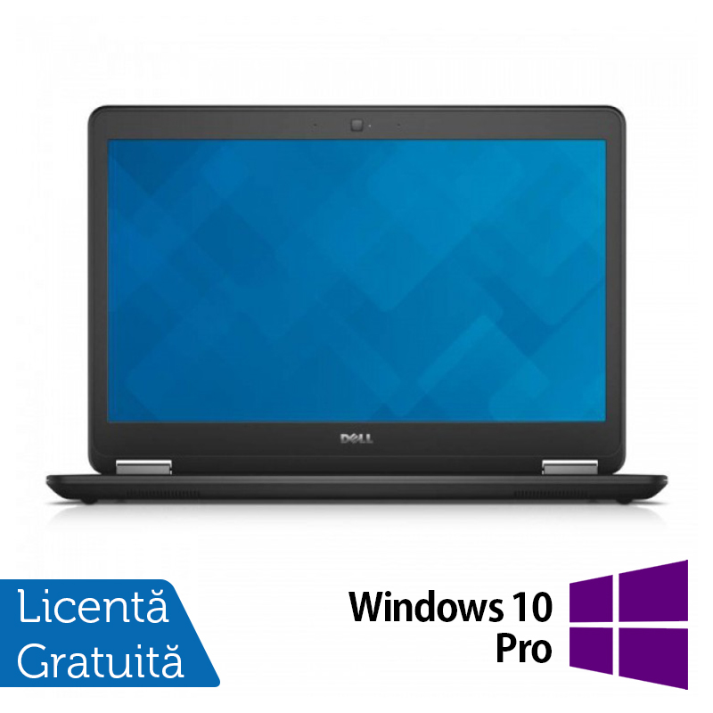 Laptop dell latitude e7450, intel core i7-5600u 2.60ghz, 8gb ddr3, 240gb ssd, 14 inch full hd led, webcam + windows 10 pro