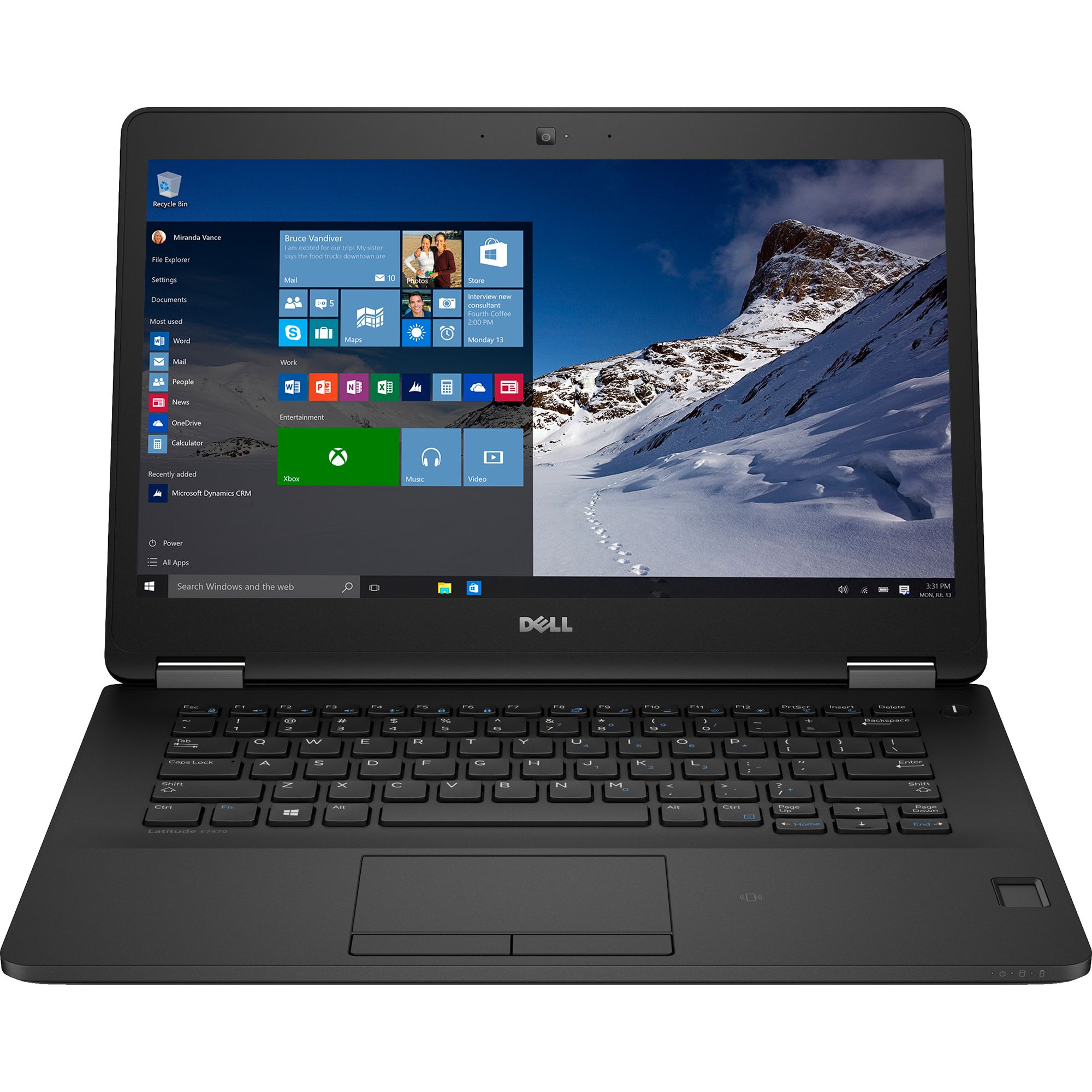 Laptop DELL Latitude E7470, Intel Core i5-6300U 2.40GHz, 8GB DDR4, 240GB SSD, 14 Inch, Webcam Dell imagine noua 2022