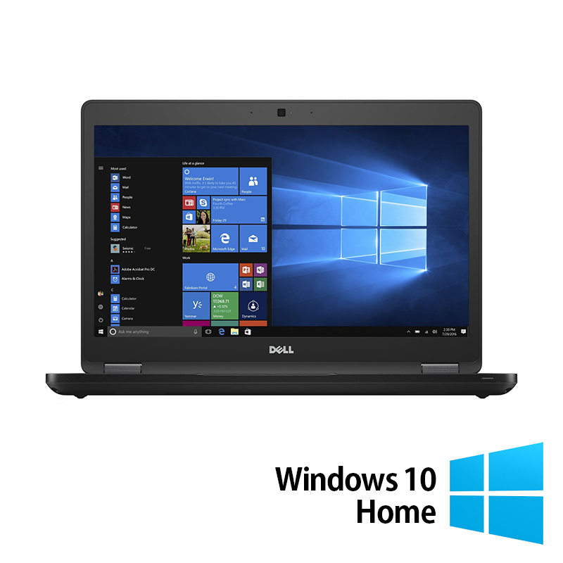 Laptop Refurbished Dell Latitude 5480, Intel Core I5-7300u 2.60ghz, 8gb Ddr4, 128gb Ssd, 14 Inch Full Hd, Fara Webcam + Windows 10 Pro
