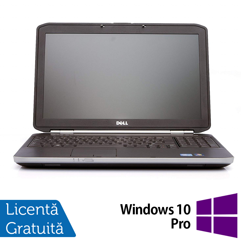 Laptop DELL Latitude E5520, Intel Core i5-2310M 2.90GHz, 4GB DDR3, 320GB SATA, DVD-RW, 15.6 Inch + Windows 10 Pro