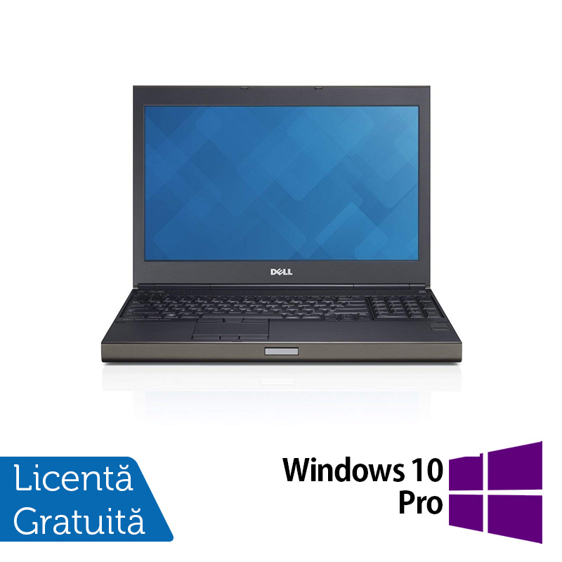 Laptop Dell Precision M4800, Intel Core i5-4200M 2.50GHz, 8GB DDR3, 240GB SSD, Tastatura Numerica, 15.6 Inch + Windows 10 Pro