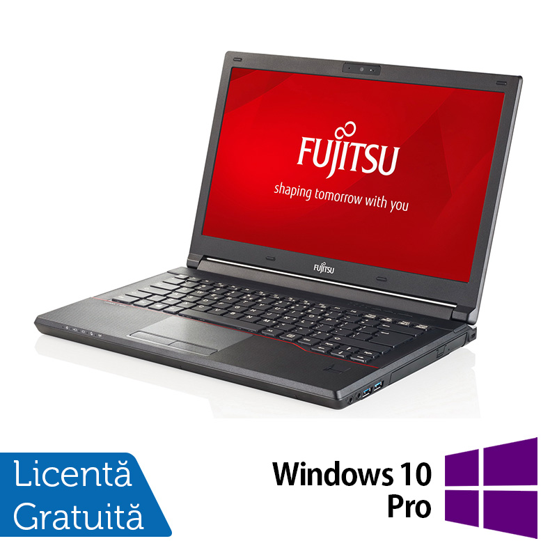 Laptop FUJITSU SIEMENS Lifebook E544, Intel Core i3-4000M 2.40GHz, 16GB DDR3, 500GB HDD, 14 Inch + Windows 10 Pro