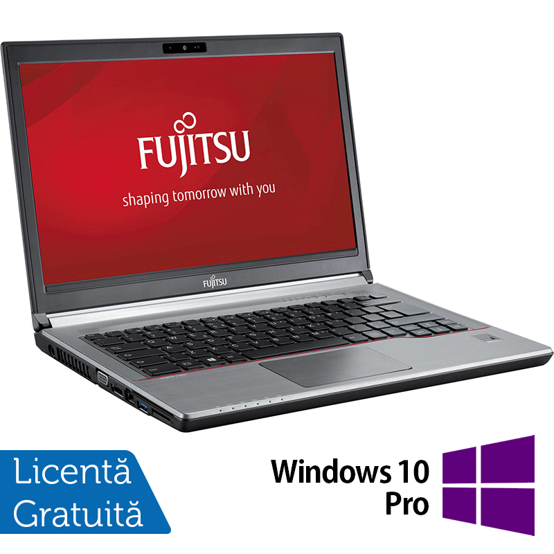 Laptop FUJITSU SIEMENS E734, Intel Core i3-4000M 2.40GHz, 8GB DDR3, 120GB SSD, 13.3 inch + Windows 10 Pro