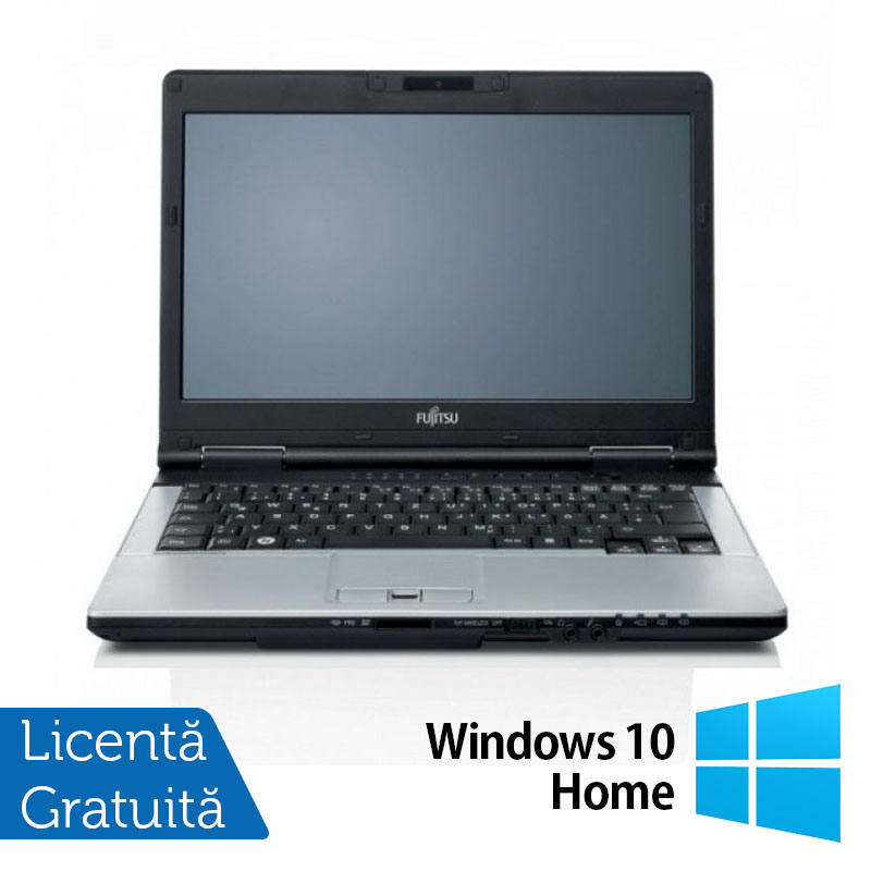 Laptop FUJITSU SIEMENS S751, Intel Core i7-2620M 2.70GHz, 4GB DDR3, 120GB SSD, DVD-RW, Webcam, 14 Inch + Windows 10 Home