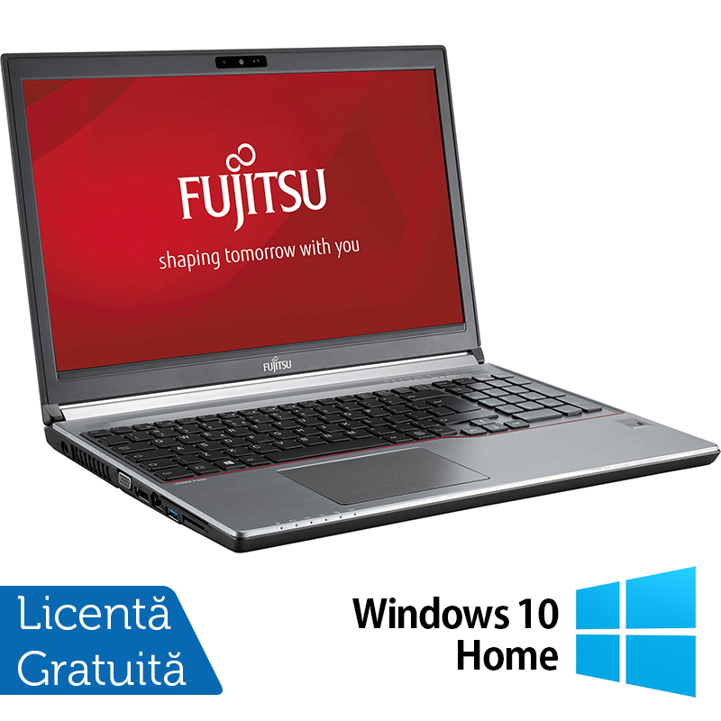 Laptop FUJITSU SIEMENS Lifebook E753, Intel Core i5-3330M 2.60GHz, 8GB DDR3, 120GB SSD, 15.6 Inch, Tastatura Numerica + Windows 10 Home