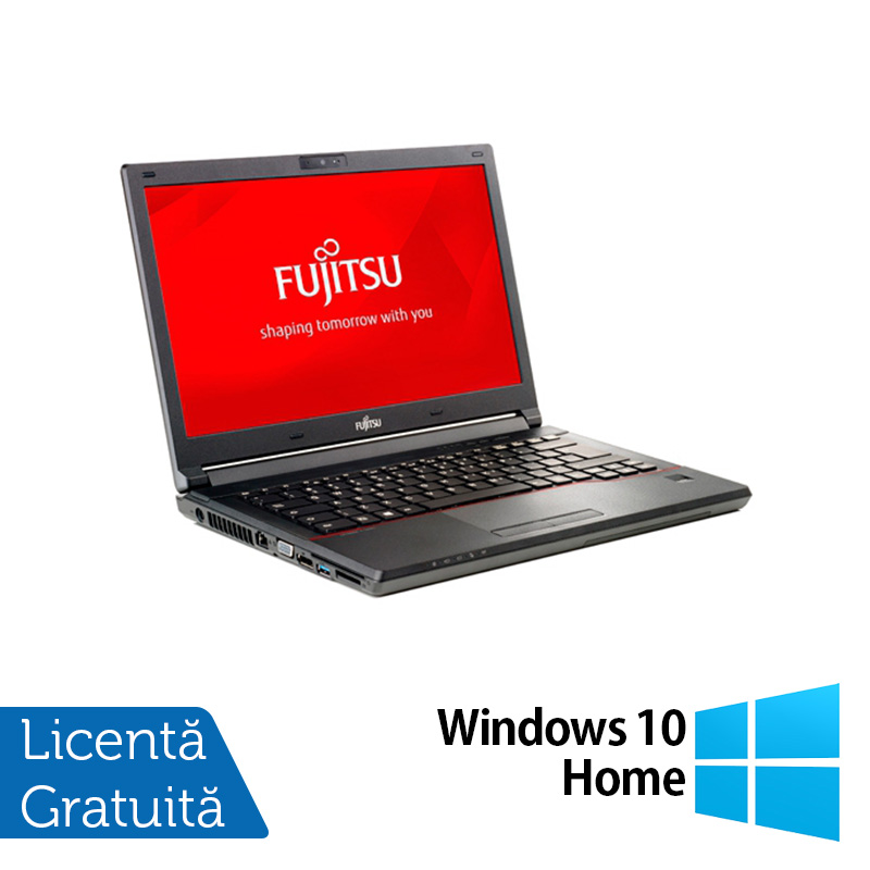 Laptop Fujitsu Lifebook E746, Intel Core i3-6100U 2.30GHz, 8GB DDR4, 240GB SSD, 14 Inch, Webcam + Windows 10 Home