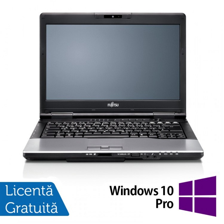 Laptop FUJITSU SIEMENS S752, Intel Core i5-3210M 2.50GHz, 8GB DDR3, 500GB SATA, DVD-ROM, 14 Inch + Windows 10 Pro