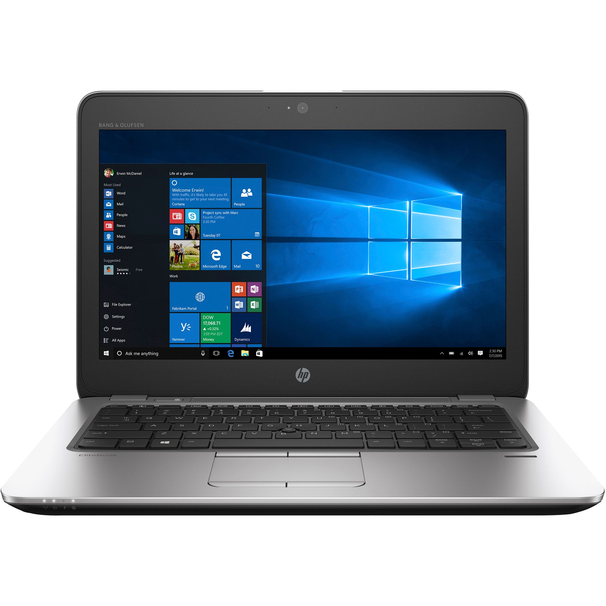 Laptop Hp EliteBook 820 G4, Intel Core i5-7200U 2.50GHz, 8GB DDR4, 240GB SSD M.2, Full HD Webcam, 12.5 Inch HP imagine noua 2022