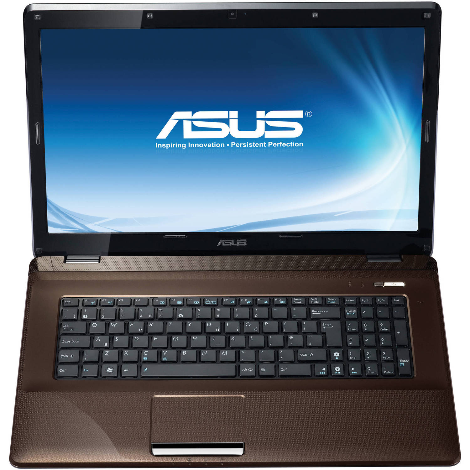 Laptop Asus K72F, Intel Pentium P6100 2.00GHz, 4GB DDR3, 500GB SATA, DVD-RW, 17.3 Inch, Webcam, Tastatura Numerica