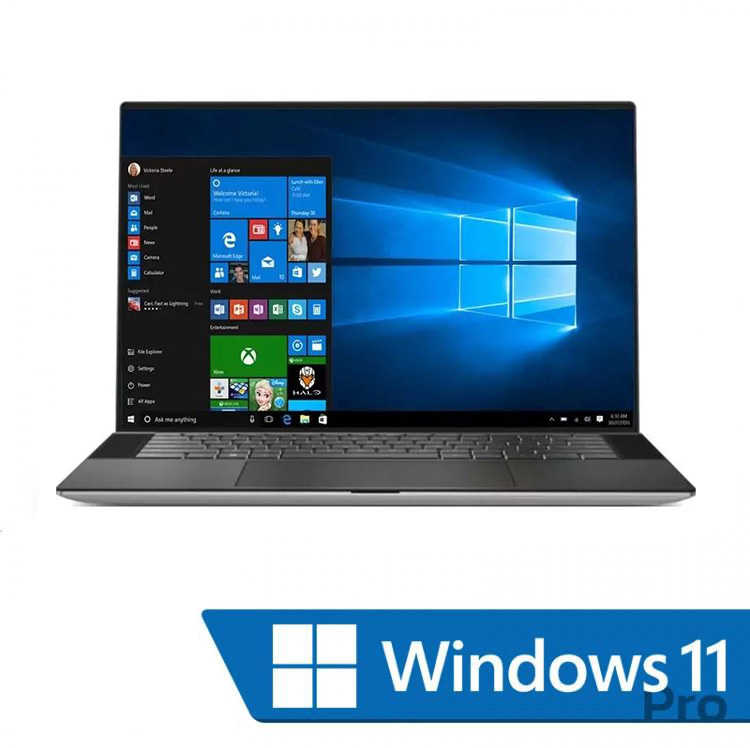 Laptop Refurbished DELL XPS 15 9500, Intel Core i7-10750H 2.60 - 4.80GHz, 16GB DDR4, Nvidia GeForce GTX 1650Ti 4GB, 512GB SSD M.2, 15.6 Inch Full HD, Webcam + Windows 11 Pro
