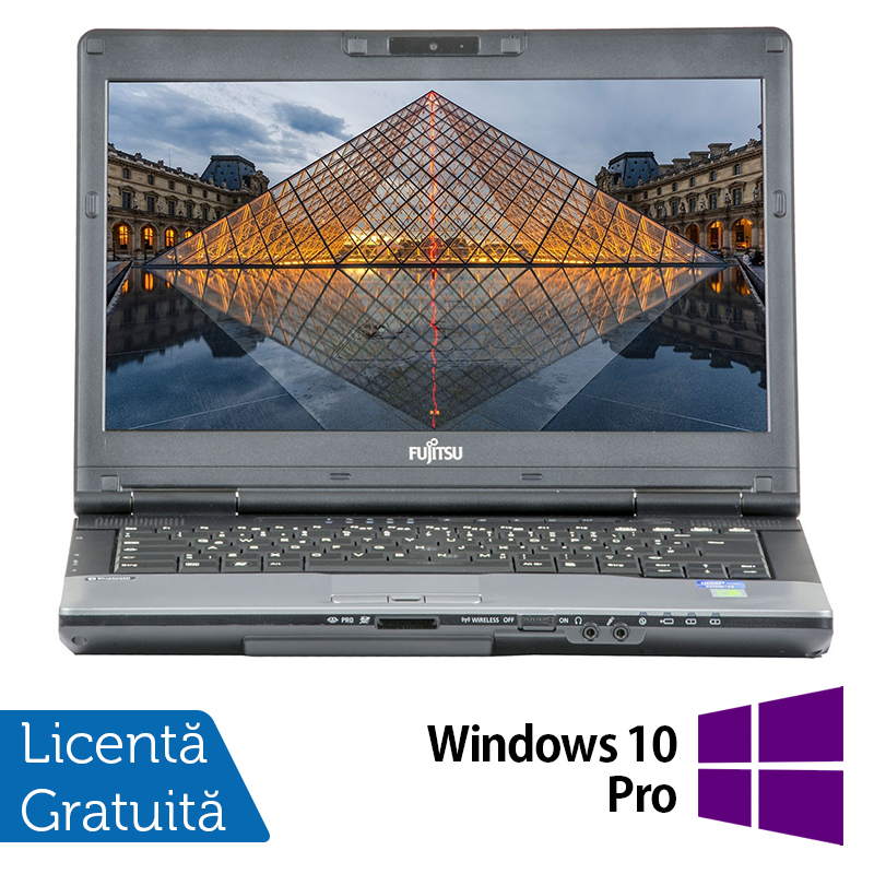 Laptop FUJITSU SIEMENS S782, Intel Core i7-3612QM 2.10GHz, 8GB DDR3, 240GB SSD, DVD-RW, 14 Inch, Webcam + Windows 10 Pro