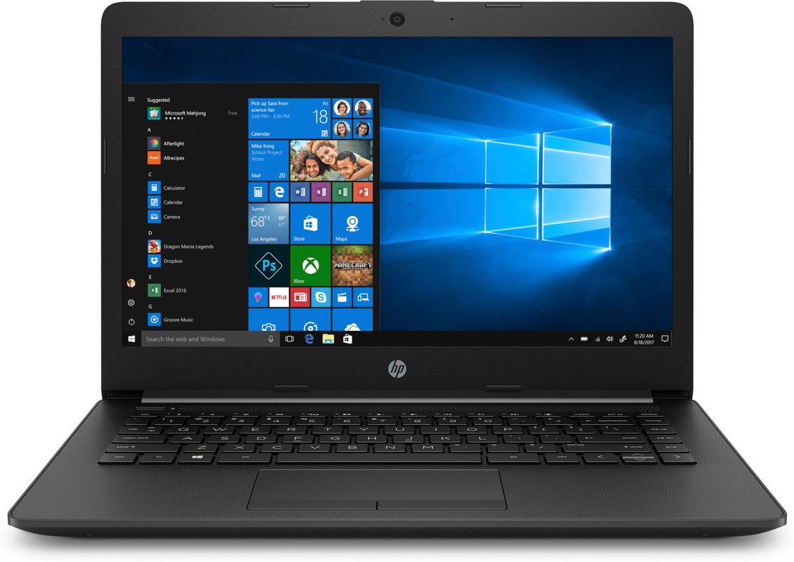 Laptop HP 14-dg0003nd, Intel Celeron N4000 1.10-2.60GHz, 4GB DDR4, 64GB SSD eMMC, 14 Inch, Webcam