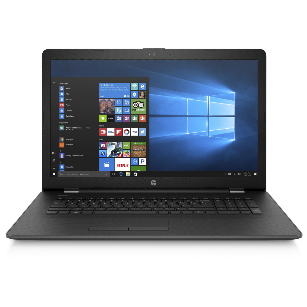 Laptop HP 17-ak017no, AMD E2-9000e 1.50GHz, 4GB DDR4, 120GB SSD, DVD-RW, 17.3 Inch, Webcam, Tastatura Numerica