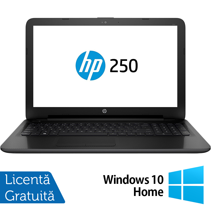Laptop HP 250 G4, Intel Core i3-4005U 1.70GHz, 4GB DDR3, 500GB SATA, DVD-RW, 15.6 Inch, Tastatura Numerica, Webcam + Windows 10 Home