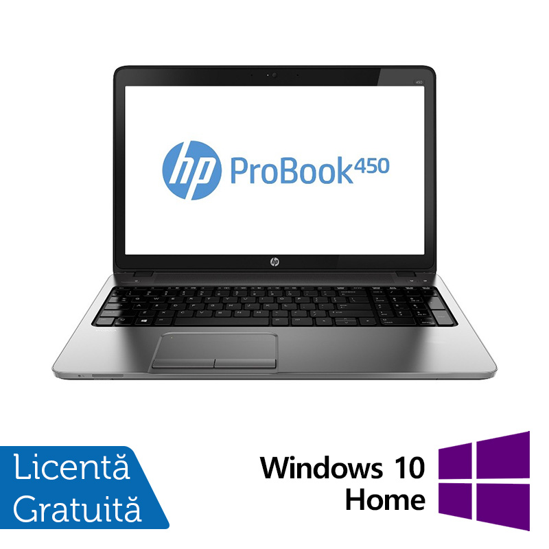 Laptop Second Hand HP ProBook 450 G0, Intel Core i5-3230M 2.60GHz, 8GB DDR3, 256GB SSD, 15.6 Inch HD, Webcam, Tastatura Numerca + Windows 10 Pro