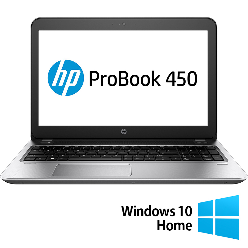 Laptop Refurbished HP ProBook 450 G4, Intel Core i5-7200U 2.50GHz, 8GB DDR4, 256GB SSD, DVD-RW, 15.6 Inch Full HD, Tastatura Numerica, Webcam + Windows 10 Home