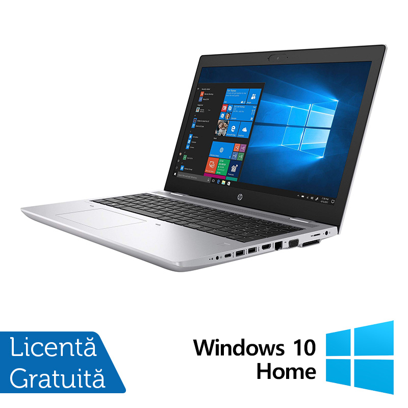 Laptop Refurbished Hp Probook 650 G5, Intel Core I5-8365u 1.60 - 4.10ghz, 8gb Ddr4, 256gb Ssd, 15.6 Inch Full Hd, Webcam + Windows 10 Pro