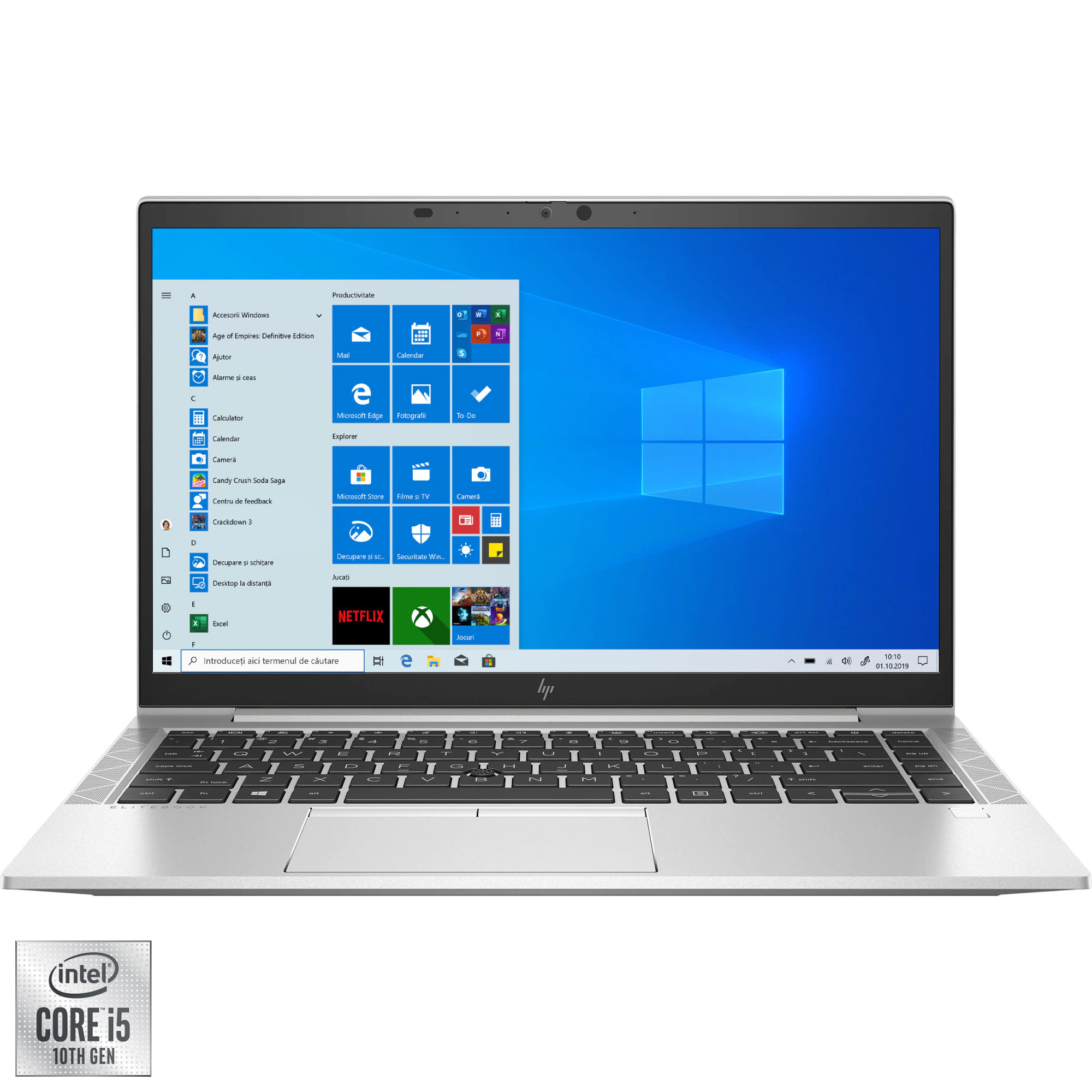 Laptop Second Hand HP EliteBook 840 G7, Intel Core i7-10610U 1.80 - 4.90GHz, 16GB DDR4, 512GB SSD, 14 Inch Full HD, Webcam