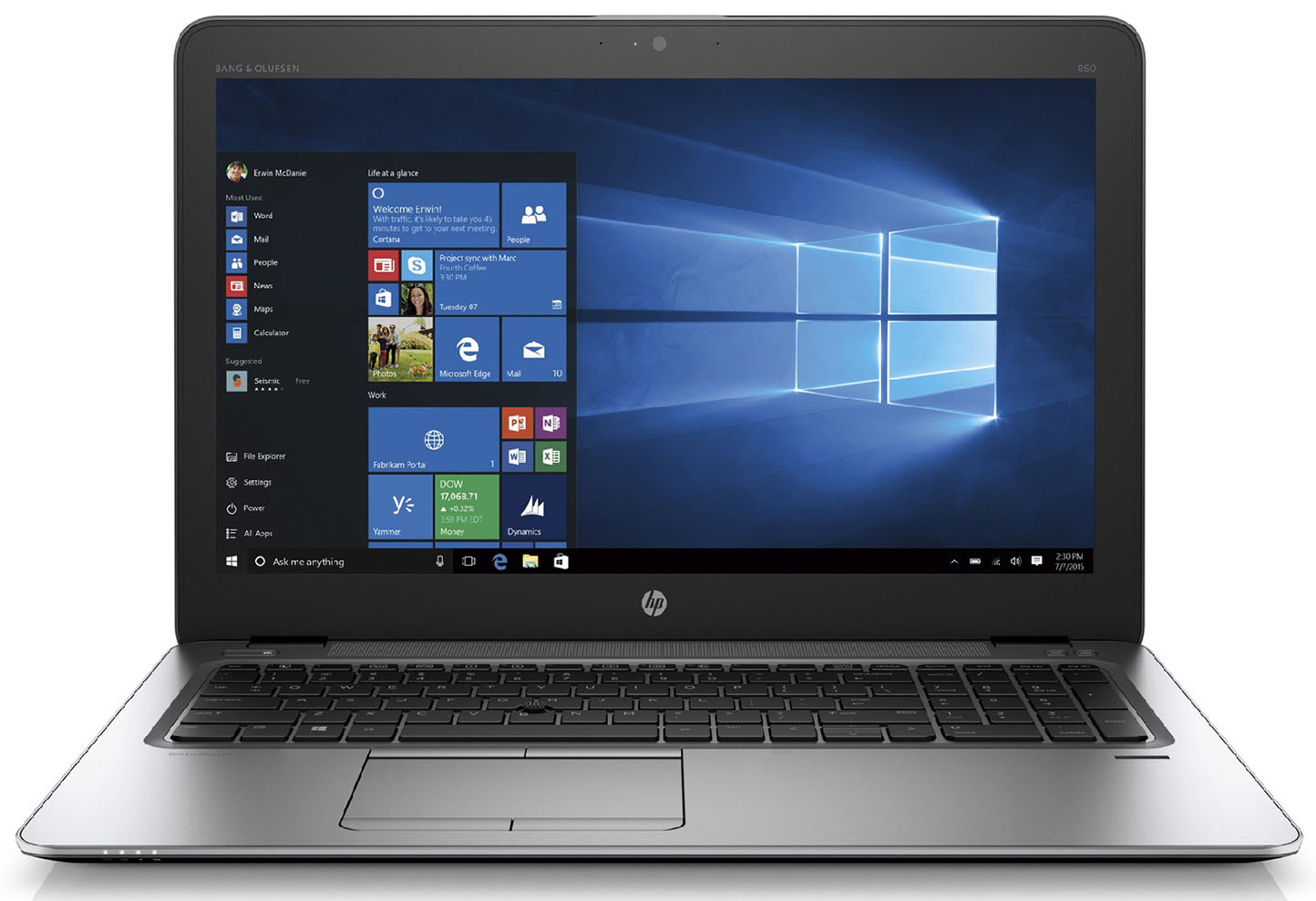 Laptop Second Hand HP EliteBook 850 G4, Intel Core i7-7500U 2.70 - 3.50GHz, 32GB DDR4, 256GB SSD, 15.6 Inch Full HD, Webcam