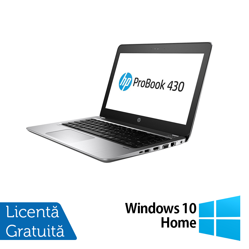 Laptop HP ProBook 430 G4, Intel Core i5-7200U 2.50GHz, 4GB DDR4, 120GB SSD M.2, 13.3 Inch, Webcam + Windows 10 Home