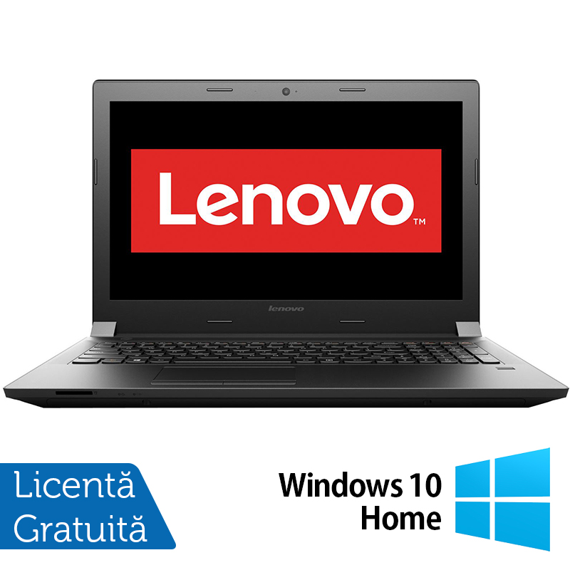 Laptop Lenovo B50-70, Intel Core i3-4005U 1.70GHz, 8GB DDR3, 500GB SATA, DVD-RW, 15.6 Inch, Tastatura Numerica + Windows 10 Home