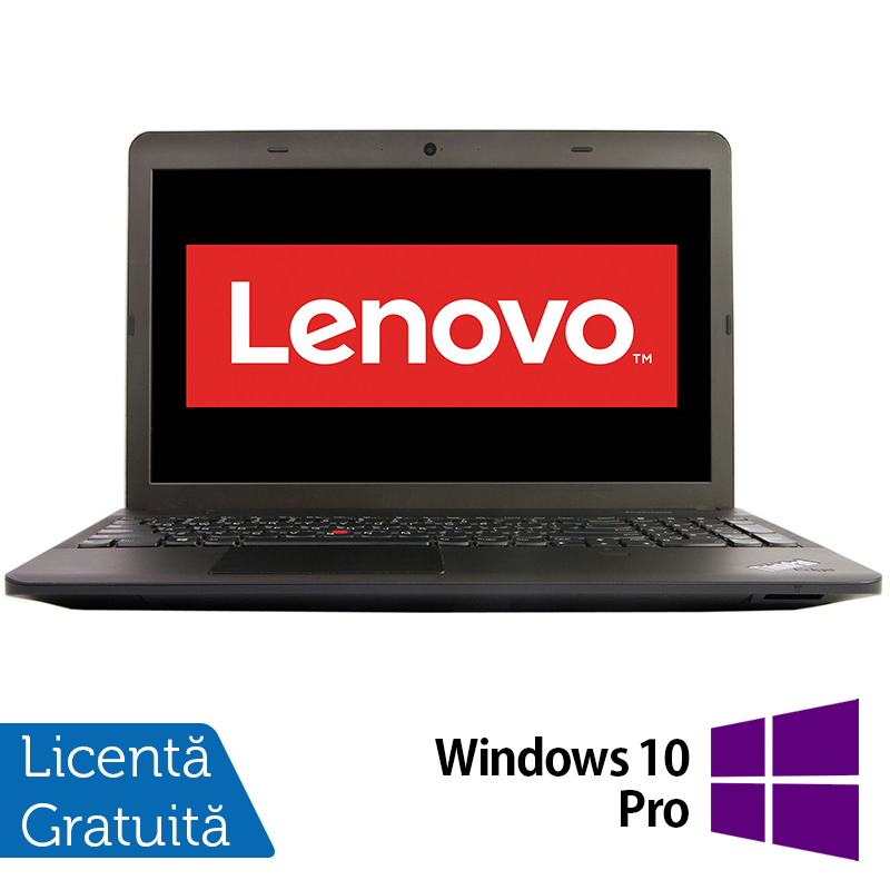 Laptop Lenovo ThinkPad E531, Intel Core i3-3120M 2.50GHz, 4GB DDR3, 500GB SATA, DVD-RW, 15.6 Inch, Webcam, Tastatura Numerica + Windows 10 Pro