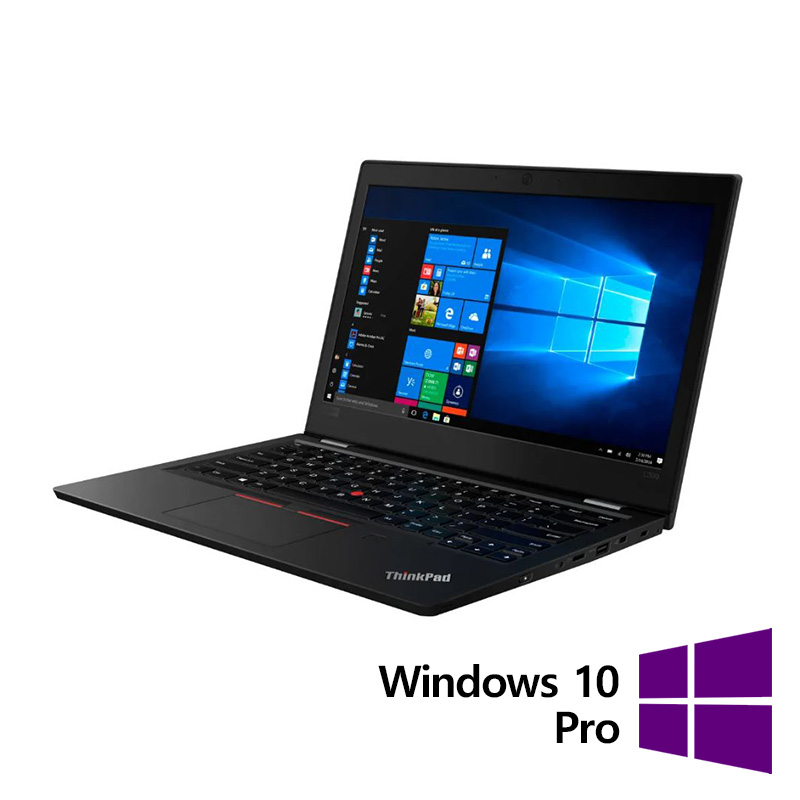 Laptop Refurbished LENOVO ThinkPad L390, Intel Core i5-8265U 1.60 - 3.90GHz, 16GB DDR4, 512GB SSD, 13.3 Inch Full HD, Fara Webcam + Windows 10 Pro