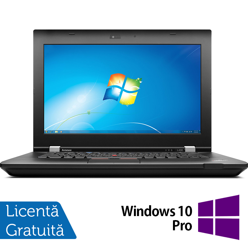Laptop Lenovo ThinkPad L430, Intel Core i5-3220M 2.60GHz, 4GB DDR3, 320GB SATA, DVD-RW, 14 Inch + Windows 10 Pro