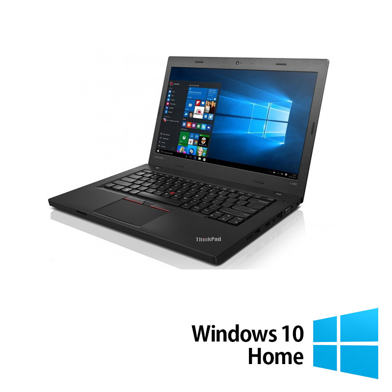 Laptop Refurbished Lenovo ThinkPad L460, Intel Core i5-6200U 2.30GHz, 8GB DDR3, 256GB SSD, 14 Inch, Webcam + Windows 10 Home