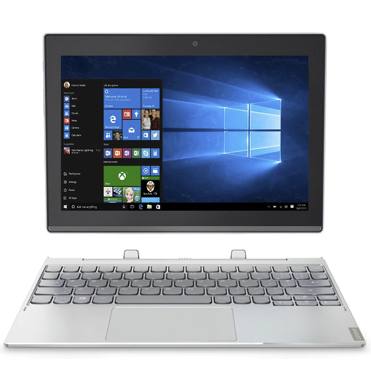 Laptop LENOVO IdeaPad Miix 310, Intel Atom Quad Core x5-z8330 1.44-1.92GHz, 4GB DDR3, 60GB EMMC SSD, 10 Inch TouchScreen Full HD, Webcam
