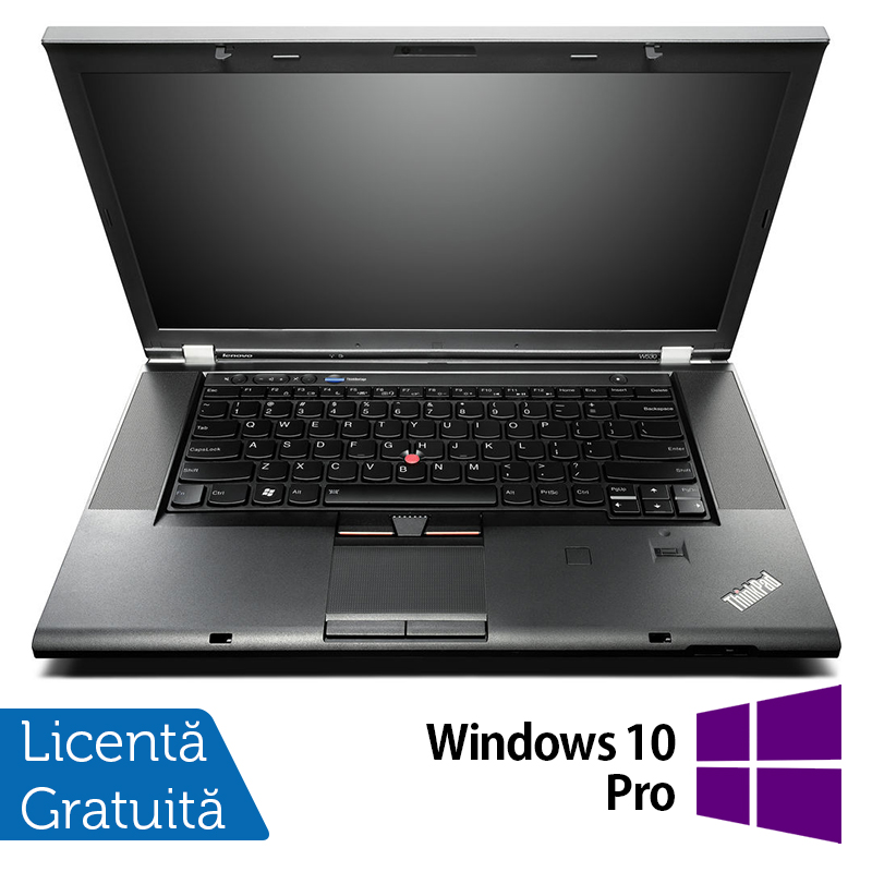 Laptop Lenovo ThinkPad W530, Intel Core i7-3720QM 2.60GHz, 8GB DDR3, 240GB SSD, nVIDIA Quadro K1000M 2GB DDR3/128-bit, DVD-RW, 15.6 Inch Full HD, Webcam + Windows 10 Pro