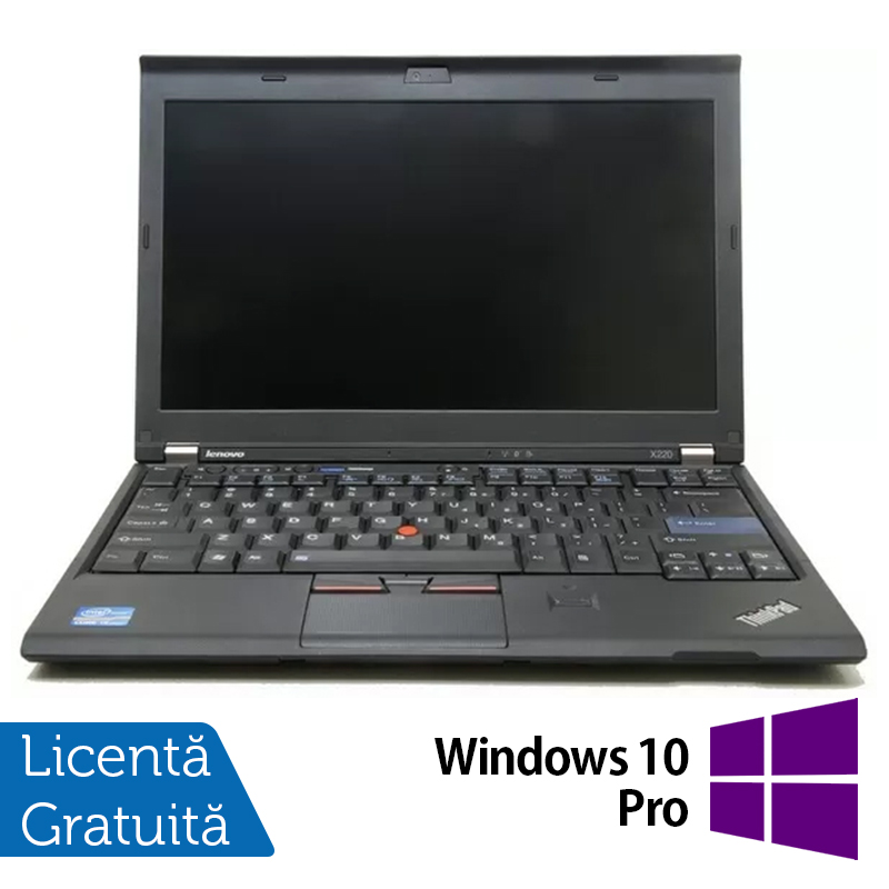 Laptop LENOVO ThinkPad X220, Intel Core i5-2520M 2.50GHz, 8GB DDR3, 120GB SSD, 12.5 Inch, Webcam + Windows 10 Pro