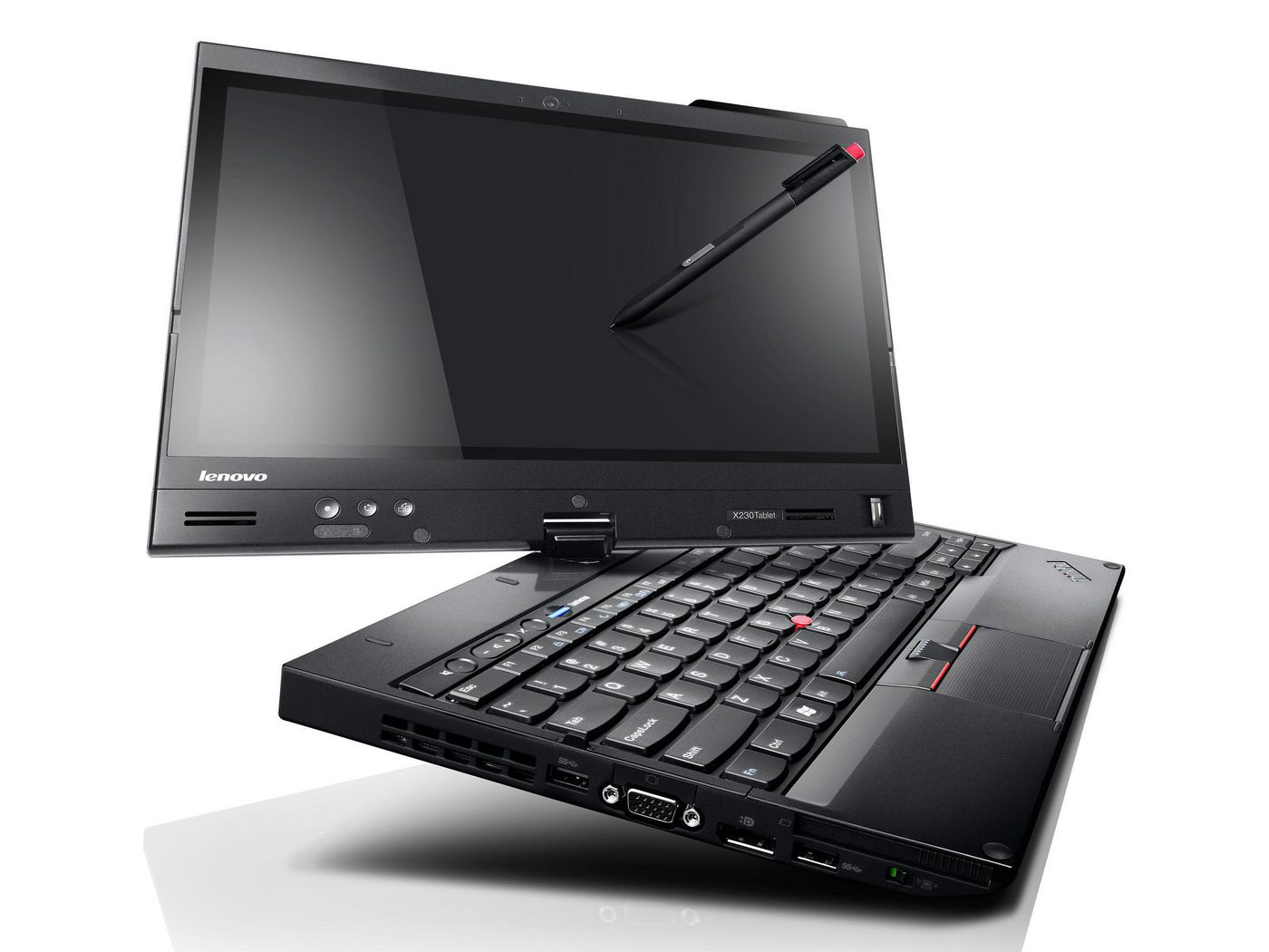 Laptop LENOVO Thinkpad x230 Tablet, Intel Core i5-3320M 2.60GHz, 4GB DDR3, 120GB SSD, 12.5 Inch TouchScreen, Webcam, Grad A-