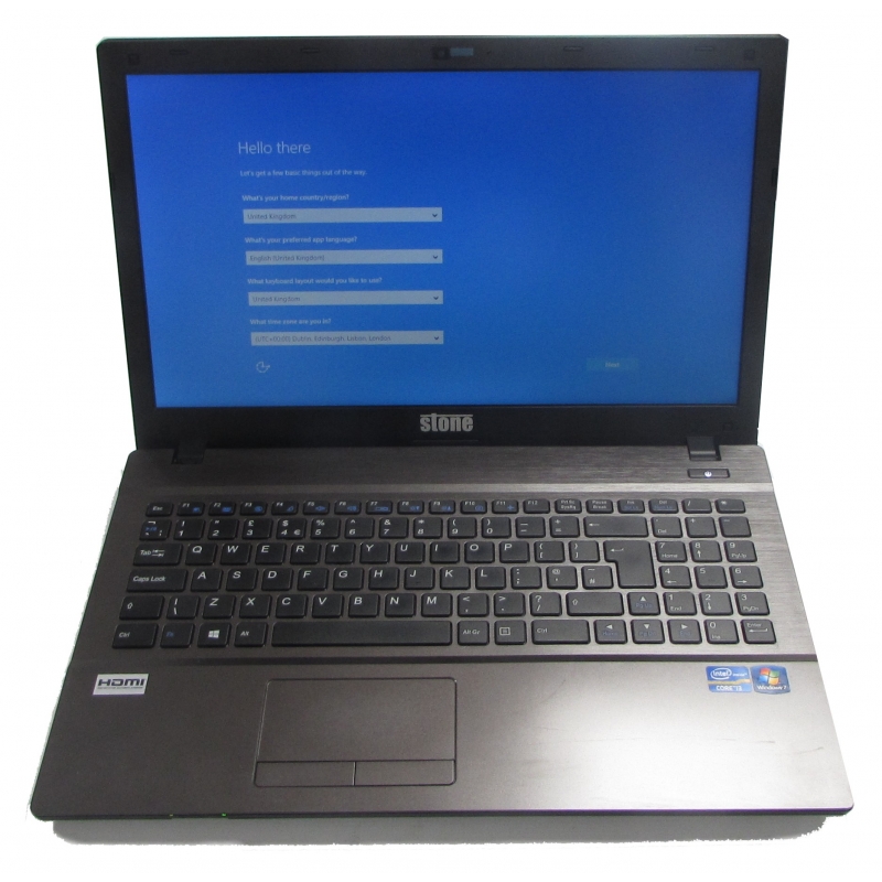 Laptop Stone W550SU, Intel Core i3-4100M 2.50GHz, 4GB DDR3, 320GB SATA, DVD-RW, 15.6 Inch, Tastatura Numerica, Webcam