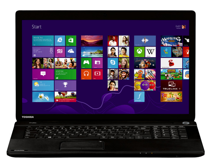 Laptop Toshiba C70D, AMD A4-5000 1.50GHz, 4GB DDR3, 500GB SATA, DVD-RW, Webcam, 17.3 Inch