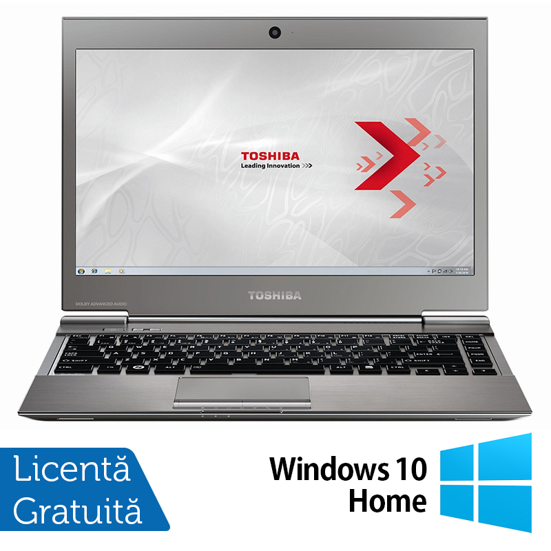 Laptop Toshiba Portege Z930-110, Intel Core i5-3317U 1.70GHz, 4GB DDR3, 120GB SSD M.SATA, 13.3 Inch, Webcam + Windows 10 Home