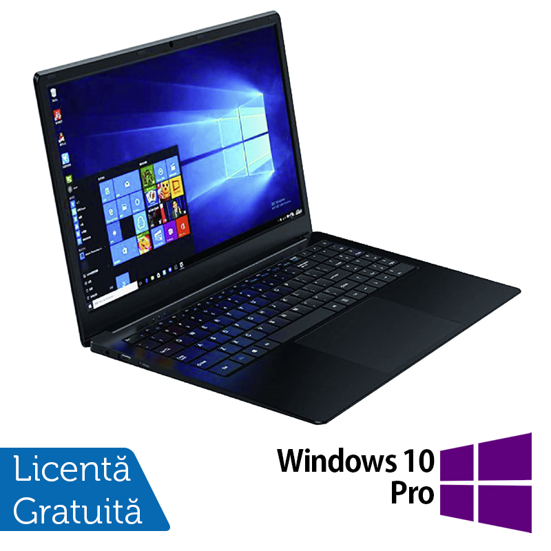 Laptop Nou Slim School Weigo Wha-156h, Intel Quad Core Celeron N4100, 1.10 - 2.40ghz, 8gb Ddr4, 64gb Emmc + 128gb Ssd, 15.6 Inch Ips Full Hd, Webcam + Windows 10 Pro