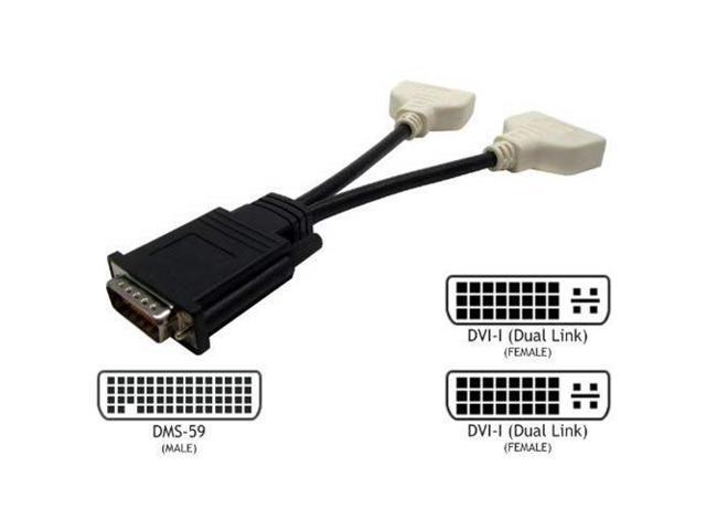 Adaptor cablu video DMS-59 la 2x DVI