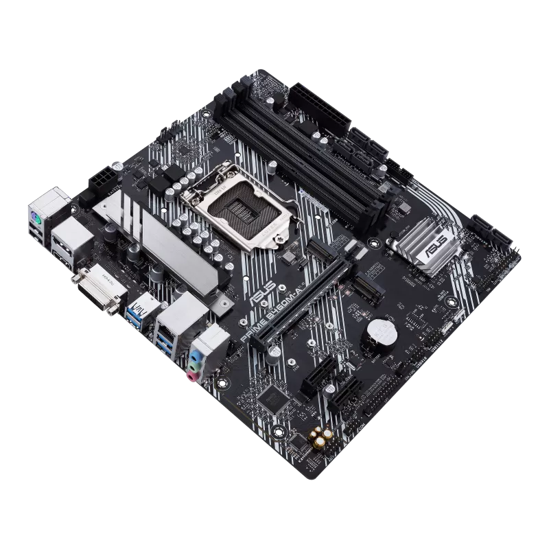 Placa de baza Second Hand Asus PRIME B460M-A, Socket 1200, mATX, Shield, Cooler + Procesor Intel Core i5-10400 2.90 - 4.30 GHz, 12MB Cache