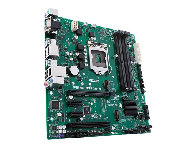 Placa de baza Asus PRIME B360M-C, Socket 1151 v2 , mATX, Shield, Cooler, Suporta CPU Gen 8 / 9