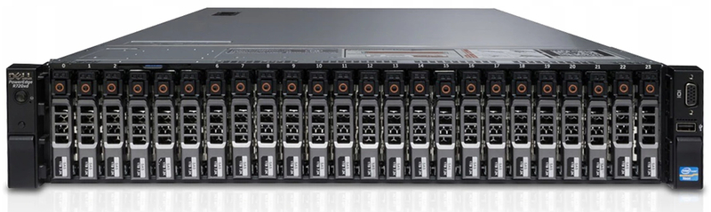 Server Dell PowerEdge R720XD, 2x Intel Xeon Hexa Core E5-2620 2.00GHz - 2.50GHz, 128GB DDR3 ECC, 6 x 600GB SAS/10k/2,5 + 2 x 1.2TB SAS/10k/2.5, Raid Perc H710 mini, Idrac 7 Enterprise, 2 surse HS