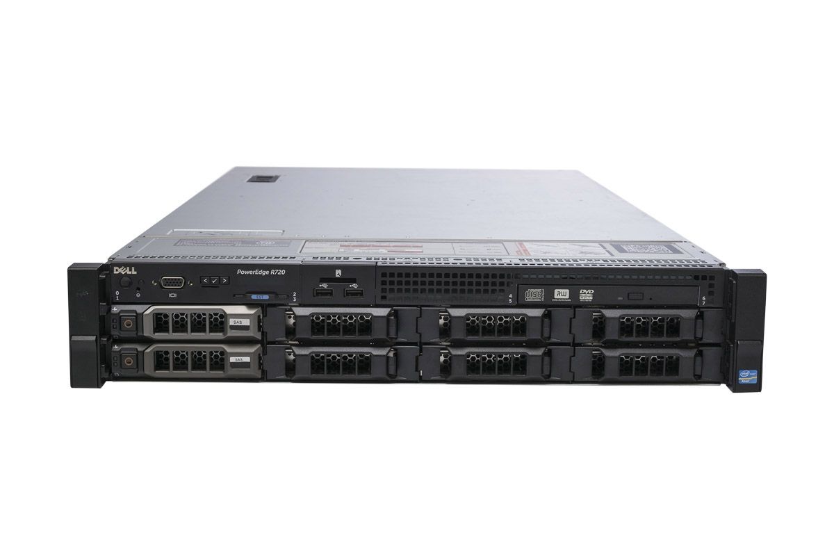 Server Dell PowerEdge R720, 2x Intel Xeon Deca Core E5-2650L V2 1.70GHz - 2.10GHz, 24GB DDR3 ECC, 2 x 2TB HDD SATA, Raid Perc H710 mini, Idrac 7 Enterprise, 2 surse HS