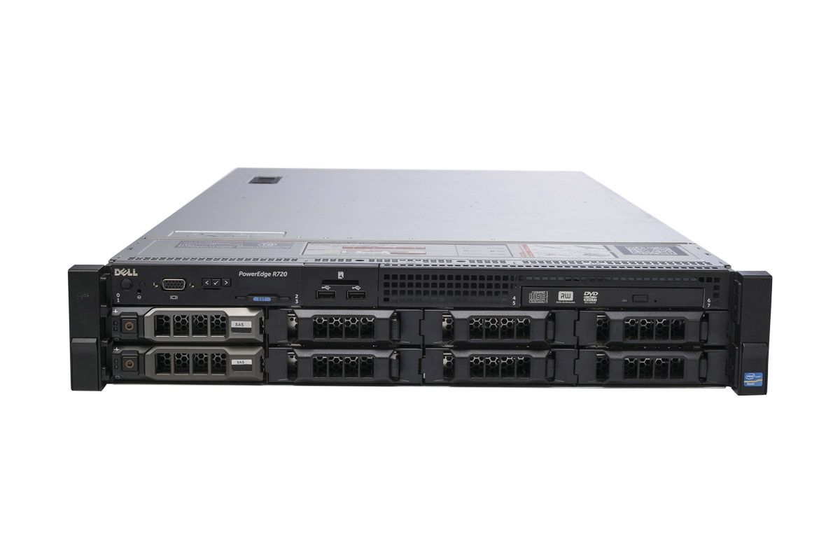 Server Dell PowerEdge R720, 2x Intel Xeon Deca Core E5-2650L V2, 1.70GHz - 2.10GHz, 48GB DDR3 ECC, 4 x 2TB HDD SATA, Raid Perc H710 mini, Idrac 7 Enterprise, 2 surse HS