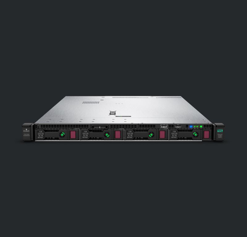 Server Refurbished HP ProLiant DL360 G10, 2 x Intel Xeon Gold 6262 24-Core 1.9 - 3.6GHz,512GB DDR4, Raid P408i-a SR/2GB, 2x SSD 960GB SATA + 2 x HDD 10TB SAS/7.2k, 8 x 1GB Network, ILO 5 Advanced, 2 x 500 W PSU