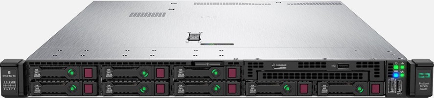 Server Refurbished HP ProLiant DL360 G10 1U, 2 x Intel Xeon Gold 6138 20-Core 2.0 - 3.7GHz, 128GB DDR4, 2 X HDD 1.8TB SAS/10K, Raid P408i-a SR/2GB, 4 x 1Gb, iLO 5 Advanced, 2 x Surse 800W HS