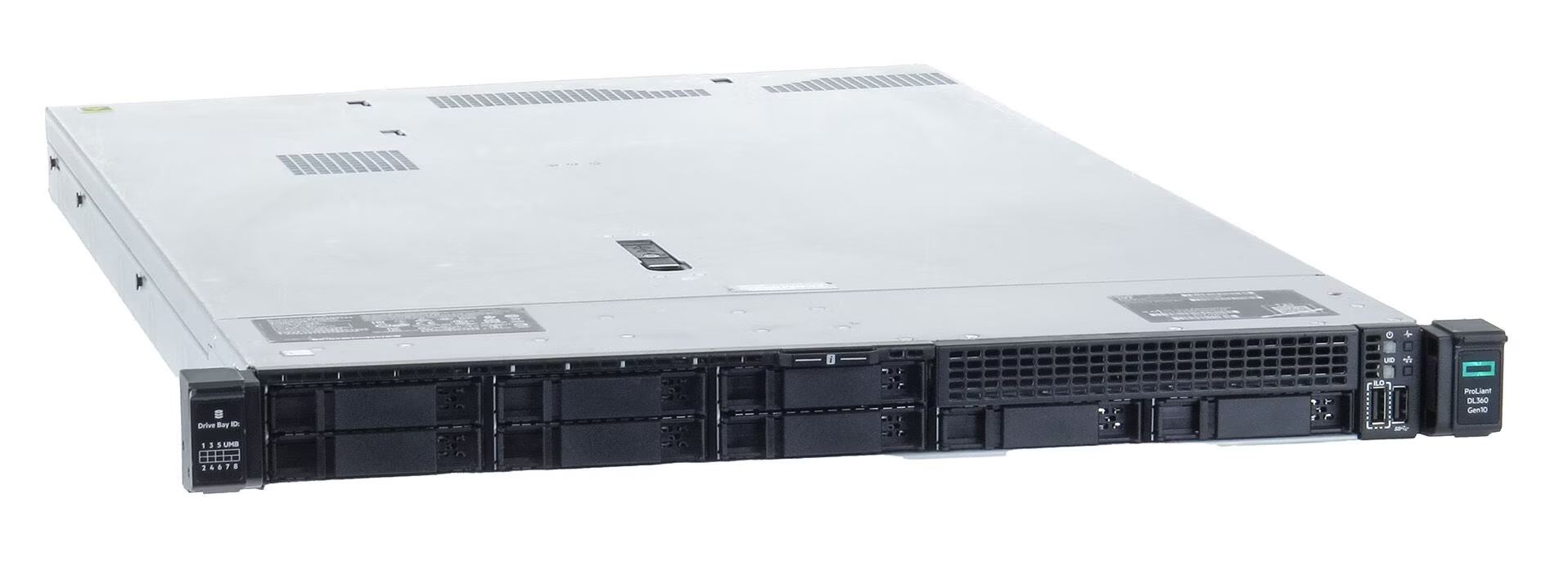 Server Refurbished HP ProLiant DL360 G10 1U, 2 x Intel Xeon Platinum 8260 24-Core 2.40 - 3.90GHz, 512GB DDR4, 2 X SSD 1TB 870 EVO, Raid P408i-a SR/2GB, 4 x 1Gb, iLO 5 Advanced, 2 x Surse 500W Hot Swap