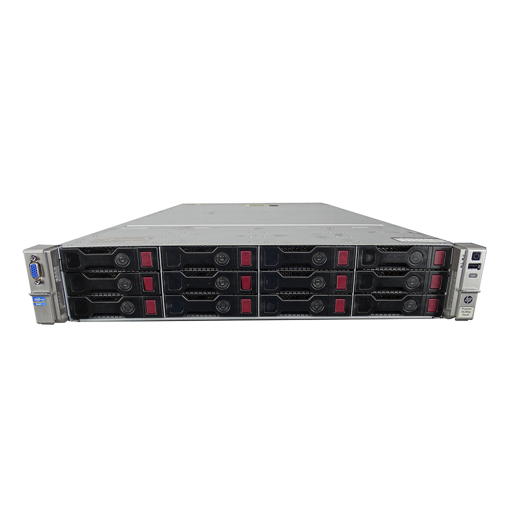 Server HP ProLiant DL380p G8 2U, 2x CPU Intel Hexa Core Xeon E5-2620 v2 2.10GHz – 2.60GHz, 48GB DDR3 ECC, 2x2TB SATA/7.2K, Raid P420/1GB, iLO4 Advanced, 4x 1Gb Ethernet, 2xSurse Hot Swap (2U imagine noua 2022