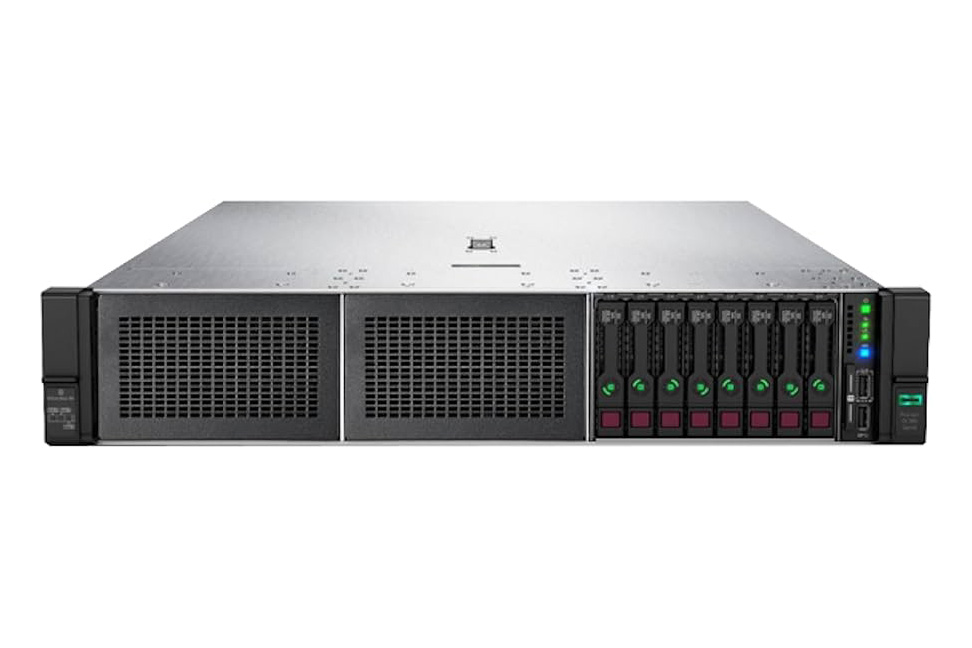 Server Refurbished HP ProLiant DL380 G10, 2 x Intel Xeon Gold 6262 24-Core 1.9 - 3.6GHz, 384GB DDR4, 2 x SSD 2TB SATA + 4 x 1.8TB HDD SAS/10k, Raid HP P408i-a SR, 8 x Gbit, iLO 5 Advanced, 2 x Surse 500W HS